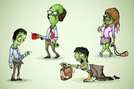 Мультяшные зомби