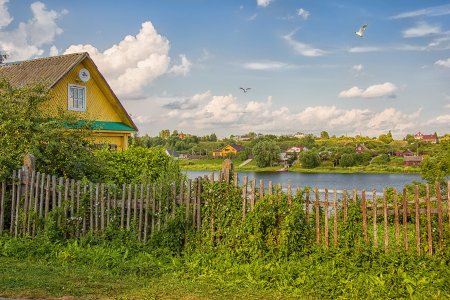 Деревня деревенька