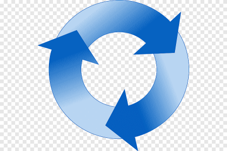 Три стрелки по кругу