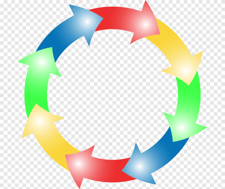 Круг со стрелочками