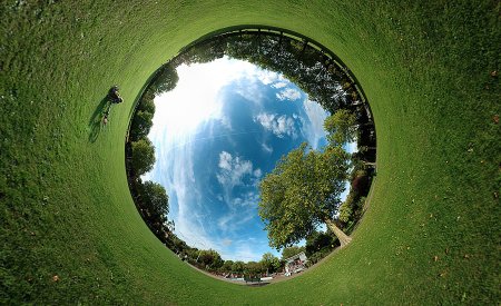 Сферическая панорама природа