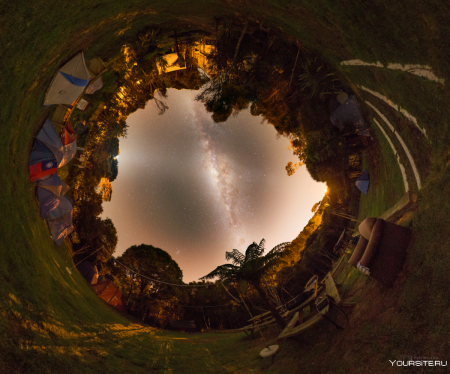 Сферическая панорама 360 Fisheye