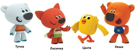 Герои мультика Мимимишки