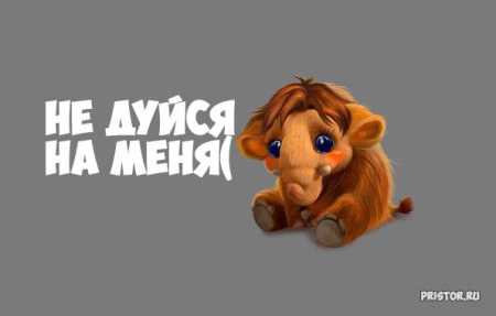 Не дуйся на меня картинки