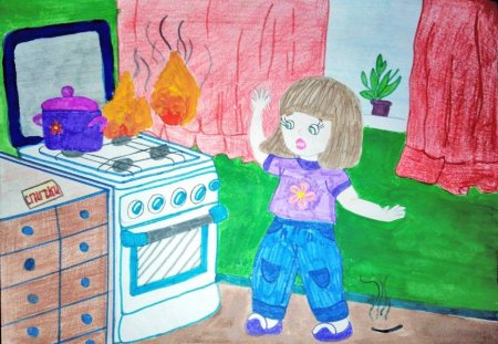 ГАЗ рисунок для детей