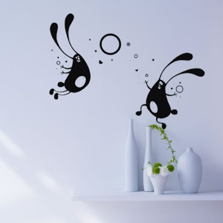 Необычные наклейки на стену