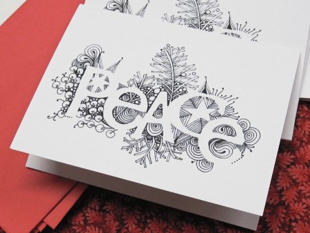 Открытки в графическом стиле