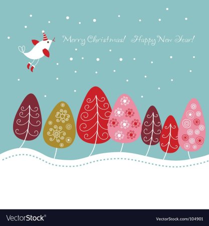 Новогодние открытки для печати