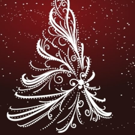 Новогодняя открытка Графика