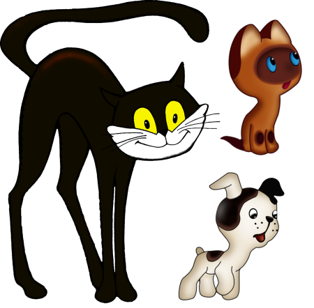 Котенок по имени Гав персонажи