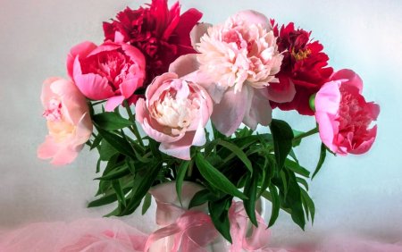 Букет пионов