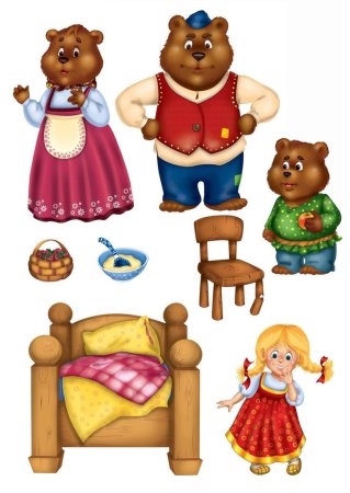 Театр для фланелеграфа три медведя