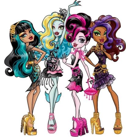 Герои мультика Монстер Хай
