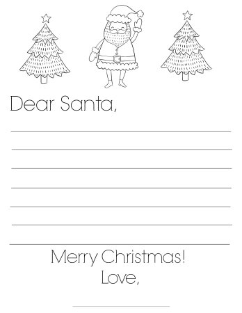 Letter to Santa Claus Sample