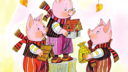 Три поросенка Михалков герои