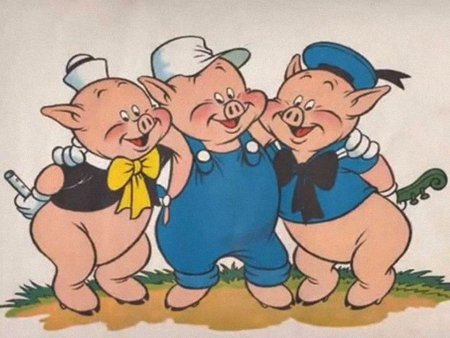 Три поросенка Уолт Дисней 1933