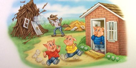 3 Поросенка и серый волк