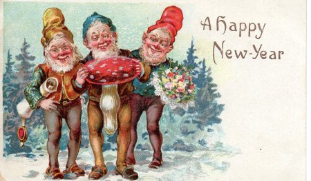 Старинные новогодние открытки