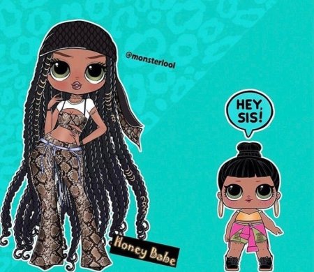 Нарисовать куклу ЛОЛ омг