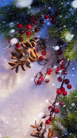 Новый год природа