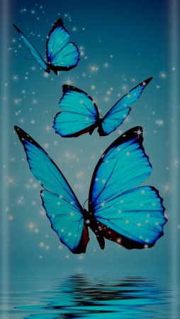 Бабочки на телефон