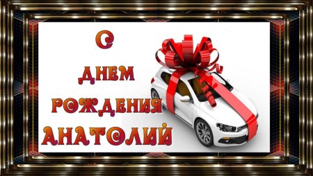 С днём рождения Анатолий