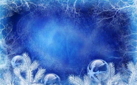 Синяя тематика для фона новый год