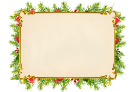 Рамка для надписи Новогодняя