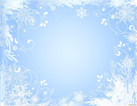 Зимняя рамка для текста