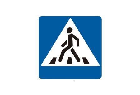 Знак пешеходный переход