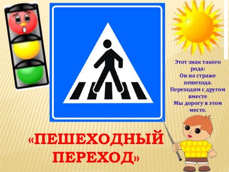 Знаки ПДД пешеходный переход