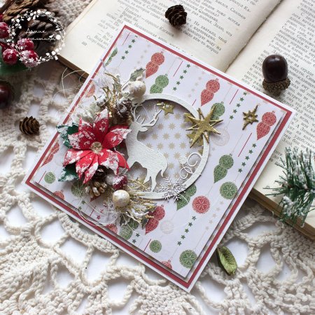 Открытки на новый год Скрапбукинг