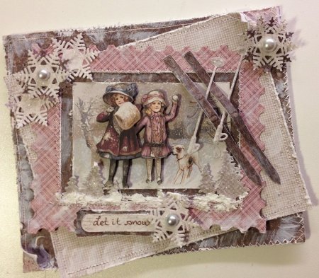 Винтажная открытка Скрапбукинг