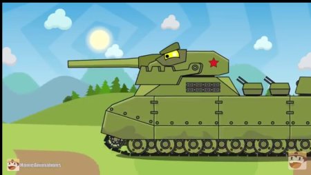 РАТТЕ русский танк из мультика про танки