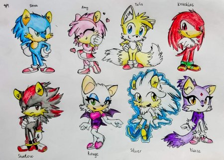 Соник х персонажи