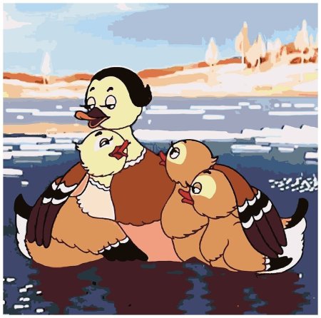 Серая шейка мультфильм