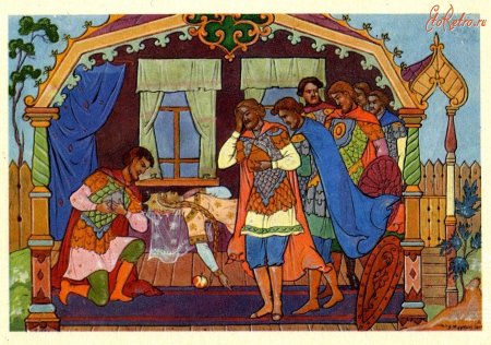 Пушкин а.с. "сказка о мёртвой царевне и семи богатырях"