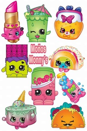 Шопкинс срисовать