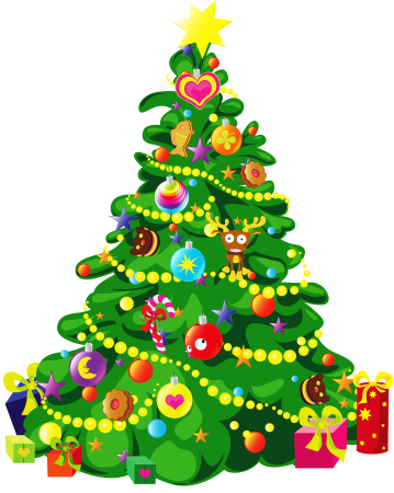 Елочка без фона