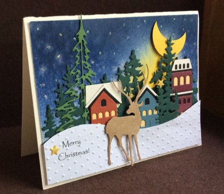 Рождественские открытки своими руками