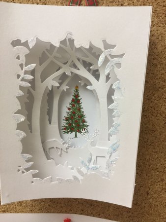 Объемная Новогодняя открытка