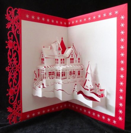 Киригами Рождество Христово