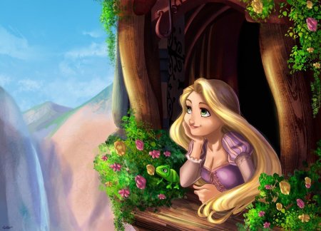 Рапунцель братья Гримм мультфильм