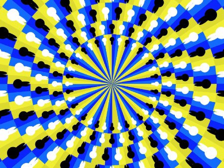 Оптическая иллюзия Акиоши Китаока