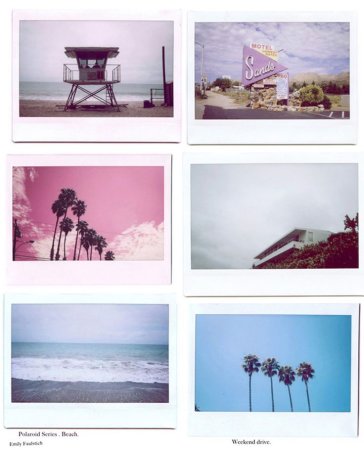 Красивые полароидные карточки