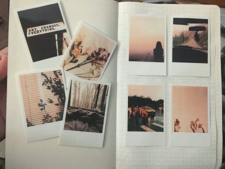 Эстетичные полароидные снимки