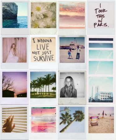 Полароид снимки для распечатки