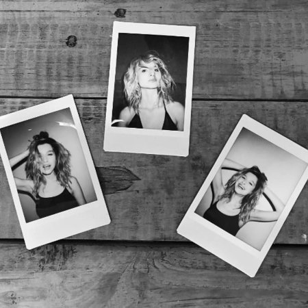 Черно белые полароидные снимки