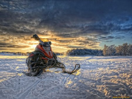 Красивый снегоход