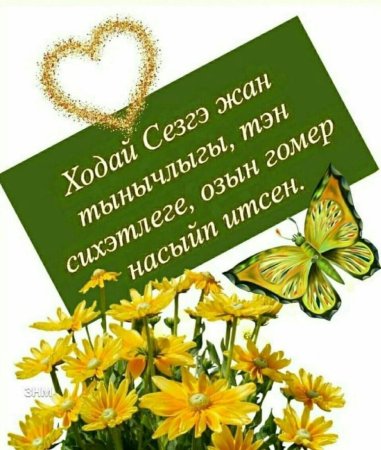 Пожелание хорошего дня на татарском языке